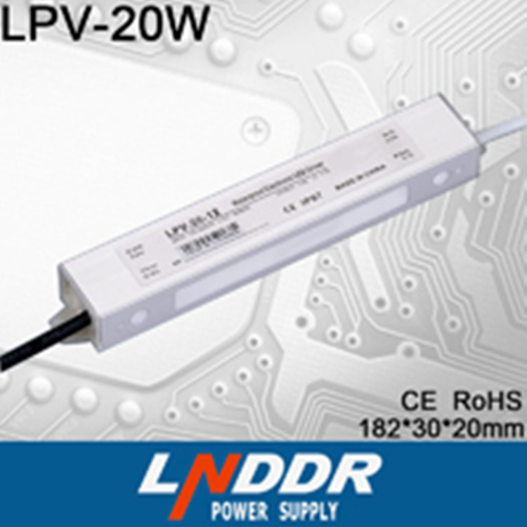 生產(chǎn)供應(yīng)LPV-20W-24V LED 防水電源 LED燈具電源 24V20W電源